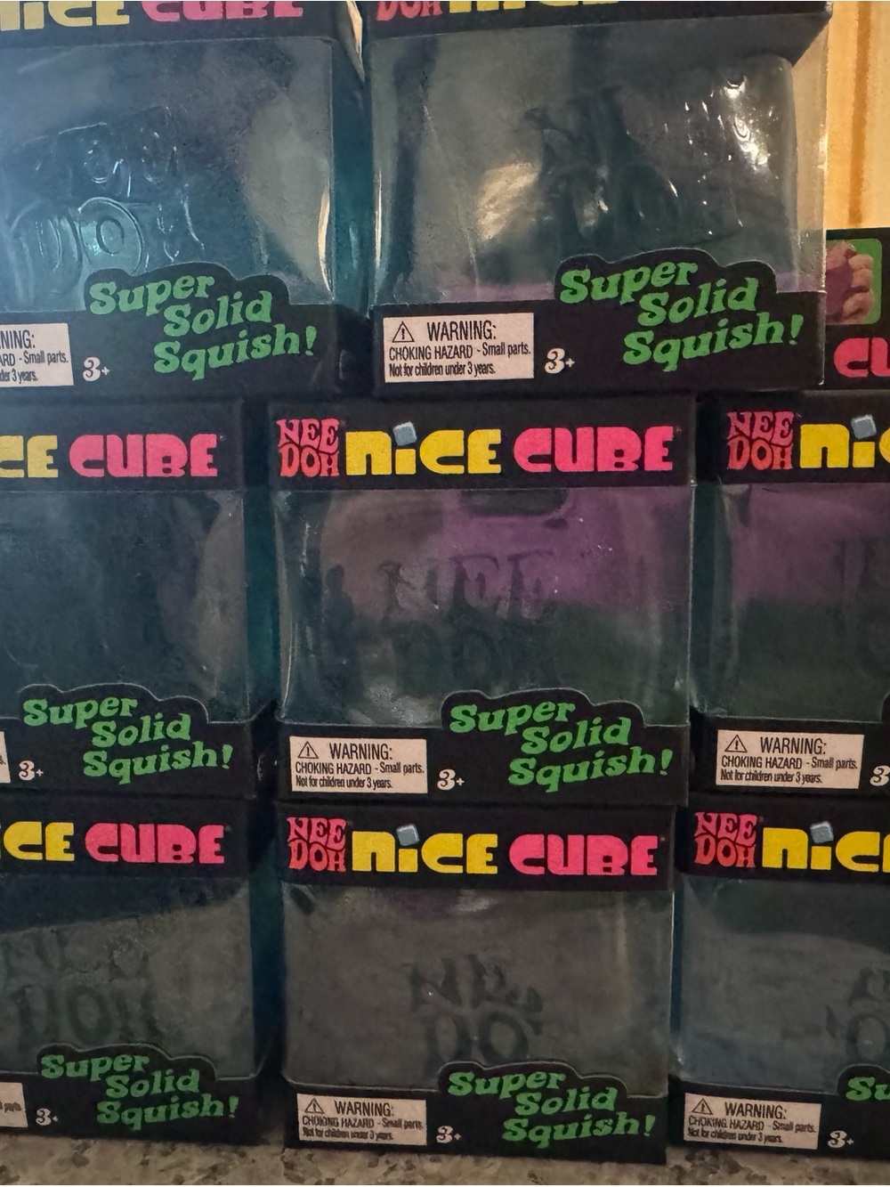 Nice Cube Super Solid Squish! - Blue/Teal